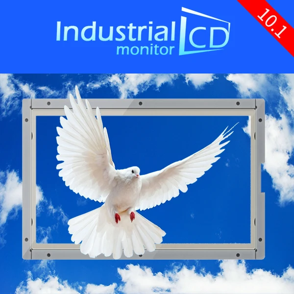 10.1 дюймов четыре резистивный сенсорный экран ЖК дисплей монитор открытой рамки 10