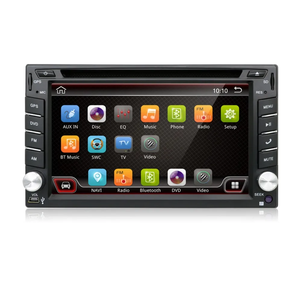 Android 6.0 Universal 2 din Car DVD Player Radio GPS Navigation Bluetooth double touch screen car stereo RDS analog TV | Автомобили и