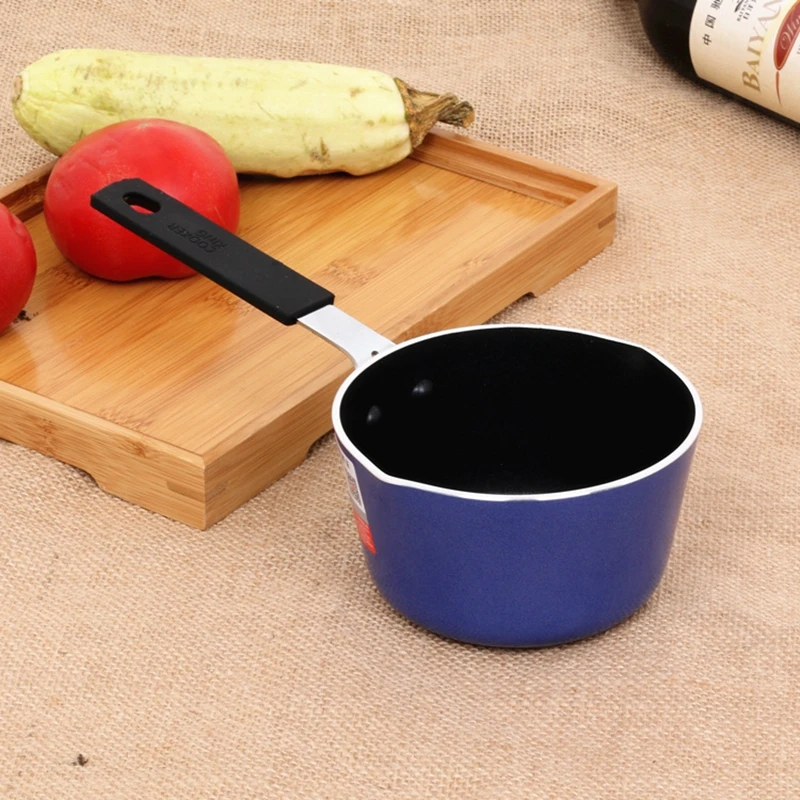 12 см мини кастрюля из алюминиевого сплава с антипригарным покрытием для молока