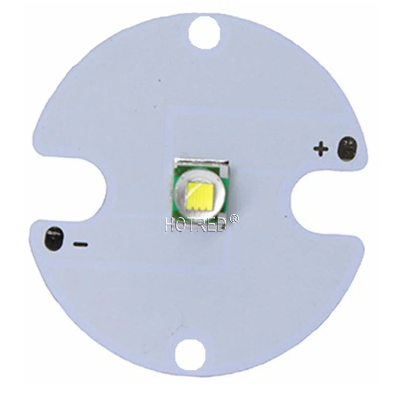 1 шт. CREE XML XM-L T6 LED U2 10 Вт Холодный белый 10000 к теплый белый высокой мощности Светодиодный излучатель диод с 14 мм 16 мм 20 мм 25 мм PCB для DIY