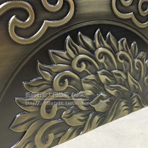 Резная полукруглая дверь китайская антикварная ручка двери деревянная