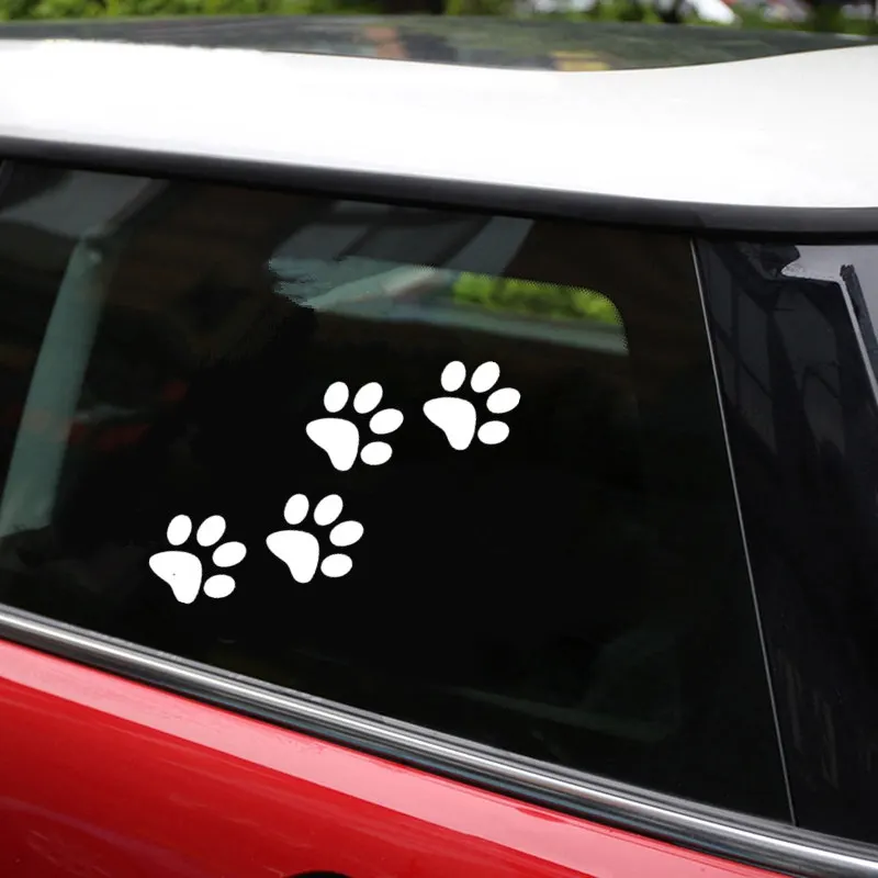 Собака paw print Авто Бампер Окно ноутбук обои холодильник поделки мультфильм