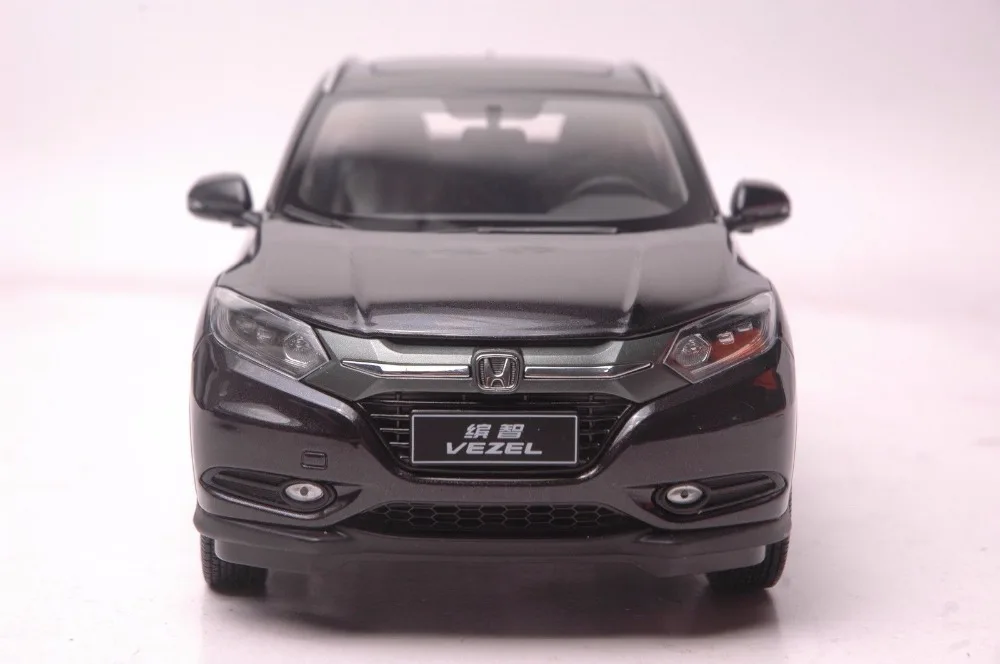 1:18 литая под давлением модель для Honda Vezel HR-V черный Внедорожник игрушечный автомобиль миниатюрная коллекция подарки HRV HR V