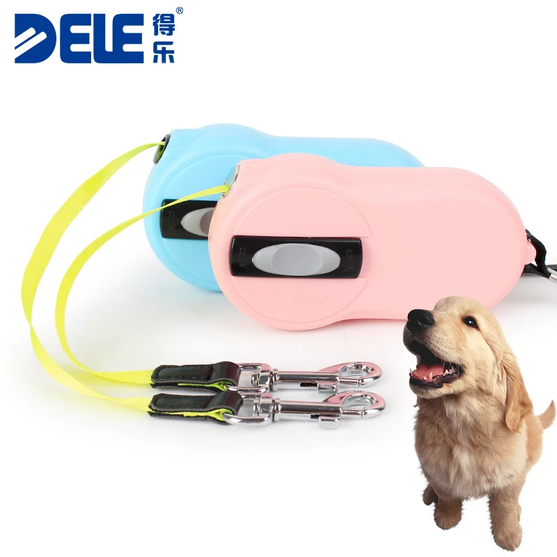 DELE 2 м собака автоматическая выдвижная поводок ABS Flexi маленькая вожжи Выдвижная