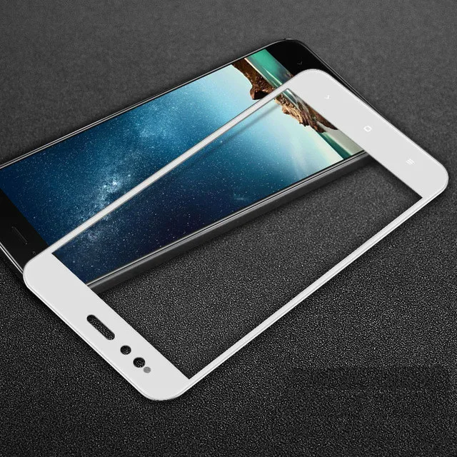 3D полное покрытие закаленное стекло для Xiaomi Mi A1 и 5X Защита экрана