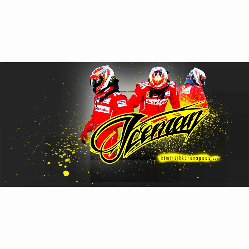 70*140 см 100% бамбуковое волокно Хорошо Впитывающее Kimi Raikkonen мягкое удобное высшее