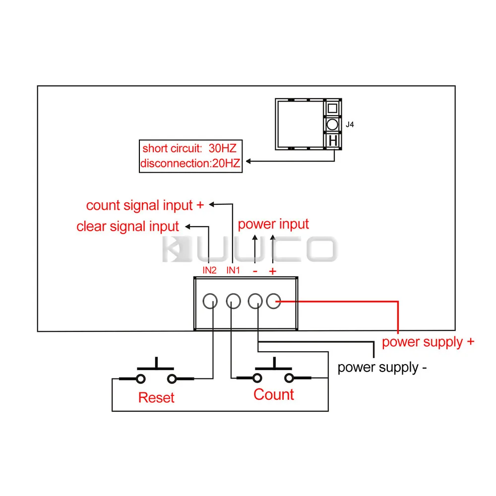Cumulative type counter DC 5V Magnetic Induction Digital Counter for Punch Punch/Theft Device/Automatic doors etc | Инструменты
