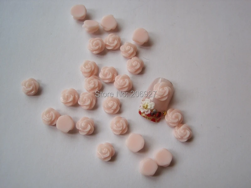 Фотообои 30 шт. милые маленькие светло-розовые розы в форме цветка полимерные