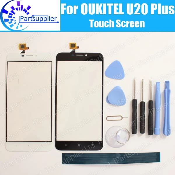 OUKITEL U20 Plus сенсорный экран Стекло 100% гарантия оригинальный дигитайзер стеклянная