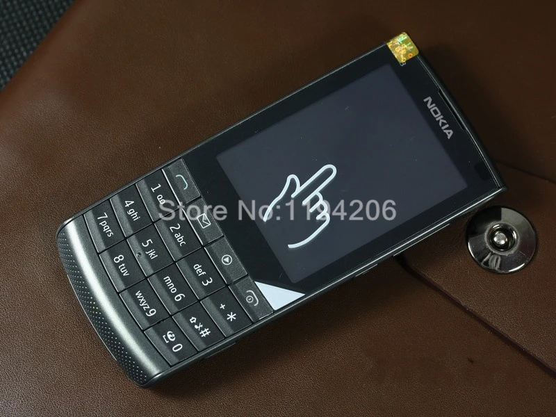 Лучшие продажи в Польше оригинальный Nokia X3 02 3g мобильный телефон 5.0MP с русской