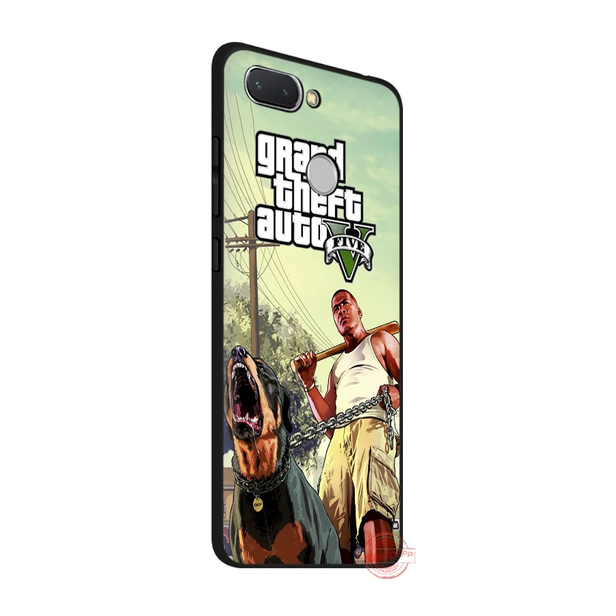 WEBBEDEPP Grand Theft Auto GTA V Мягкий чехол для телефона Redmi Note 8 7 6 5 Pro 4A 5A 6A 4X Plus S2 Go s | Мобильные