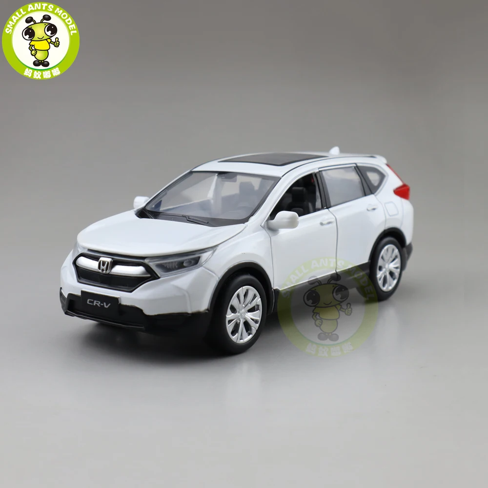 1/32 JACKIEKIM CRV CR V SUV литая модель автомобиля игрушка джип для детей Детское звуковое освещение Вытяните назад Подарки