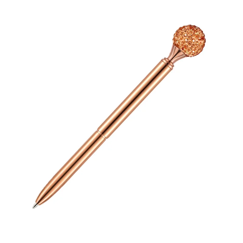 Шариковая ручка caneta Bling crystal diamond Gem Metal Ball школьные письменные принадлежности