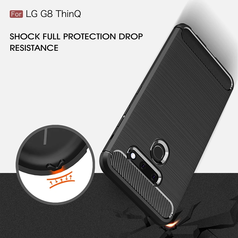Для LG G8 чехол ThinQ Мягкий ТПУ прочный защитный задний Чехол для | Мобильные