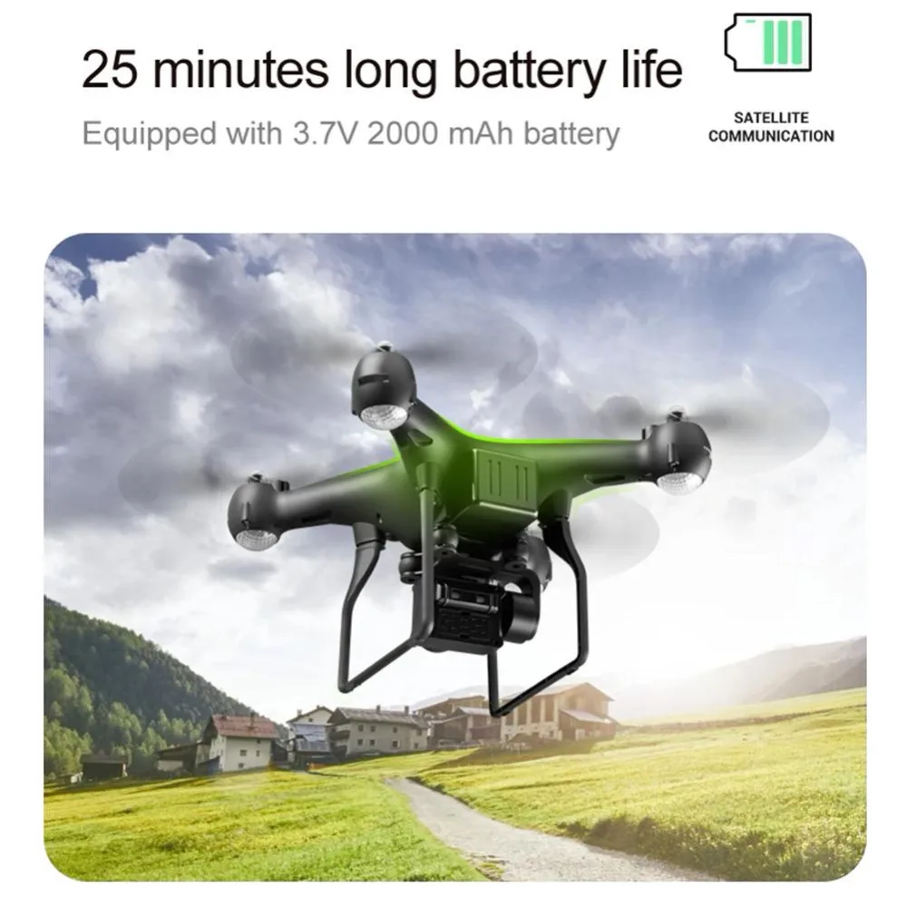 Модернизированный Квадрокоптер S32T fpv с камерой 4K ESC HD 20mp регулируемая камера селфи Дрон RC вертолеты 4-осевой самолет летающая игрушка