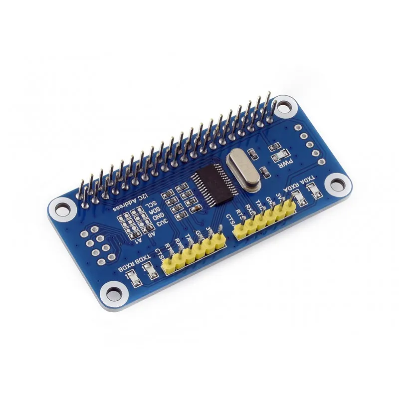 Последовательный расширения шляпа с I2C Интерфейс на борту SC16IS752 расширяется 2-ch UART и 8 программируемых GPIO для Raspberry Pi 3 Pi Ноль 0
