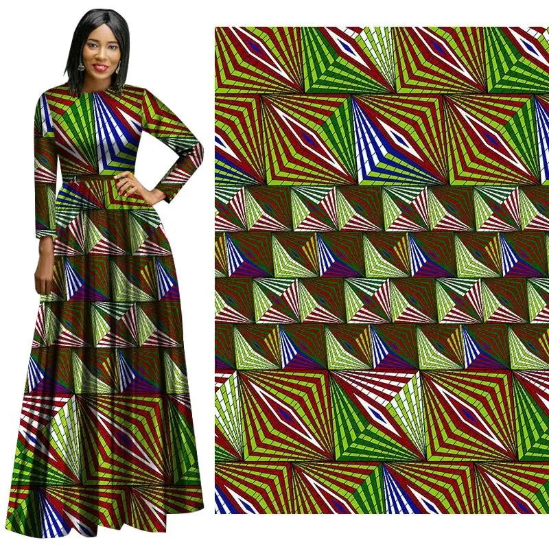 Волнистая желтая ткань tecido с принтом из чистого хлопка высокая хлопковая