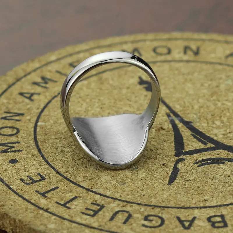 Кольцо из нержавеющей стали с изображением дерева жизни|Кольца| |