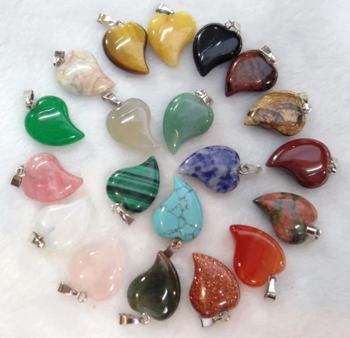 Натуральный камень бирюзовые бриллианты подвеска в виде сердца Тигрового Глаза