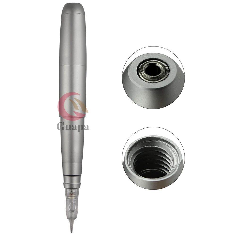 Новинка Золотая/серебряная тату Перманентный макияж ручка машина для бровей
