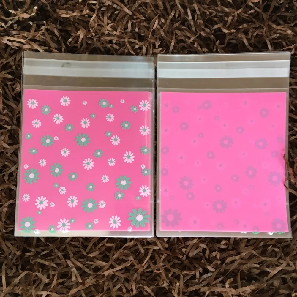 Розовый цветок маргаритки детский душ выпечка еда молния замок печенья