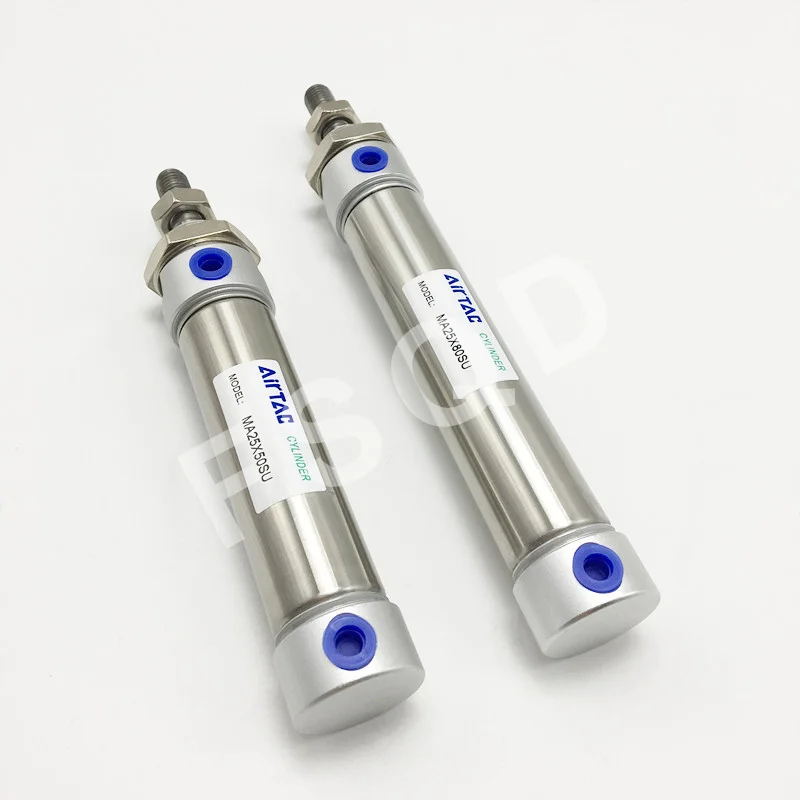 Мини-цилиндр из нержавеющей стали MA16X10SU MA16X20SU MA16X25SU MA16X40SU MA16X75SUMA16X80SU FSQD AIRTAC серии MA