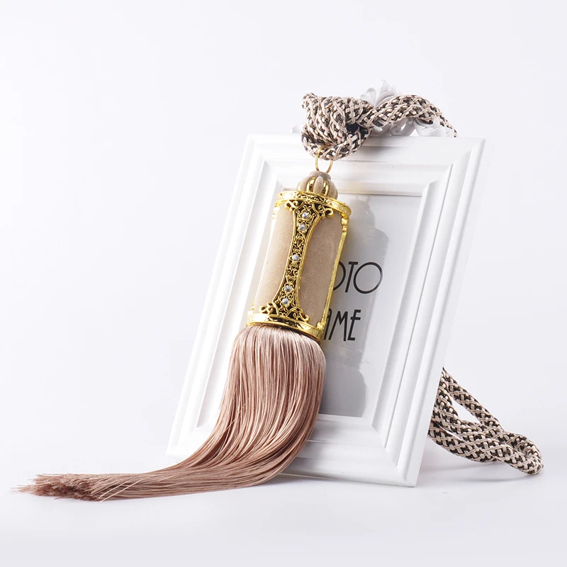 2 шт. длинные занавески с кисточками и подвесными шариками|Декоративные