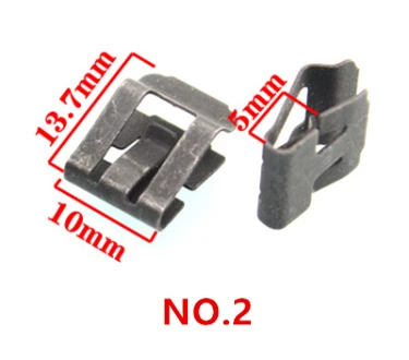 10PCS Number 2 10 шт. Автомобильная консоль навигационная панель CD DVD металлическое железное крепление для Honda Civic Accord - Название цвета: 10PCS Number 2