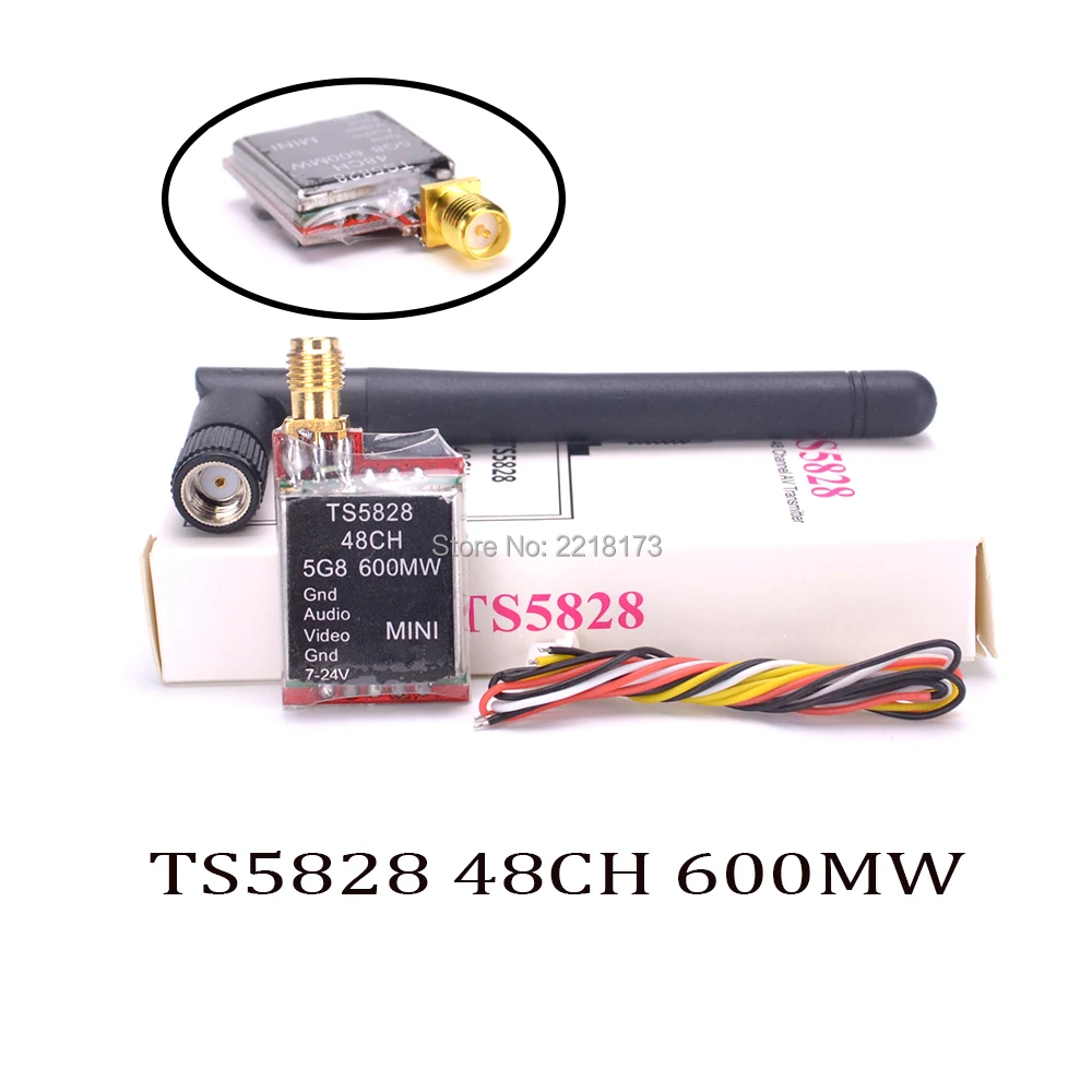 5,8 ГГц TS5828 600 мВт 48CH передатчик Micro 600TVL/1000TVL/1200TVL цветная Видео FPV камера с аудио PAL для FPV мини Дрон