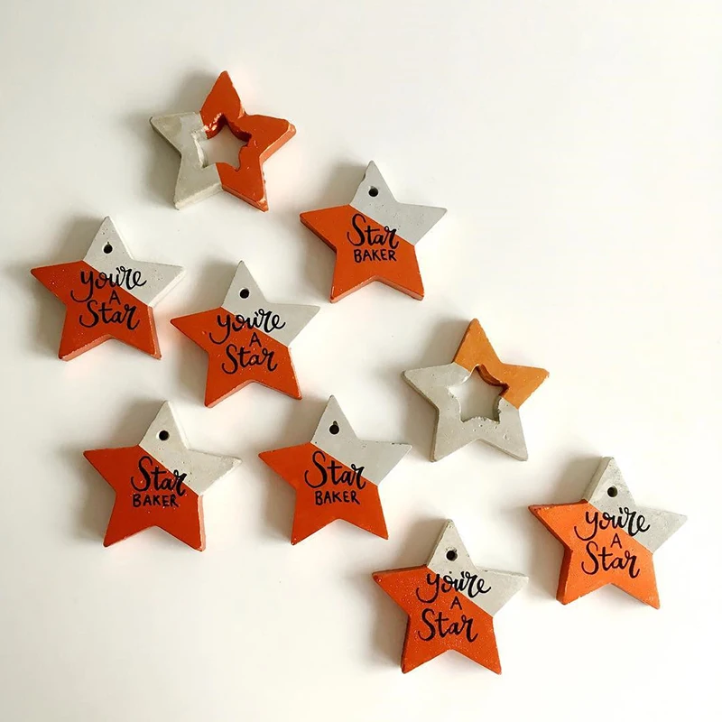 Бетон силиконовые звезды прессформы ароматерапия гипсовый воск лист автомобиля