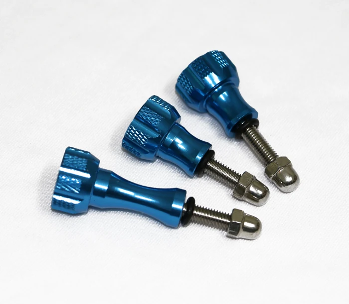 3 шт. Алюминий Thumb Ручка из нержавеющей болт гайка винт набор для GoPro Hero 1 2 + 4 SJCAM xiaomi