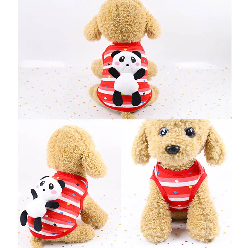 Симпатичный мультяшный кролик/утка/панда съемная кукла домашние животные одежда