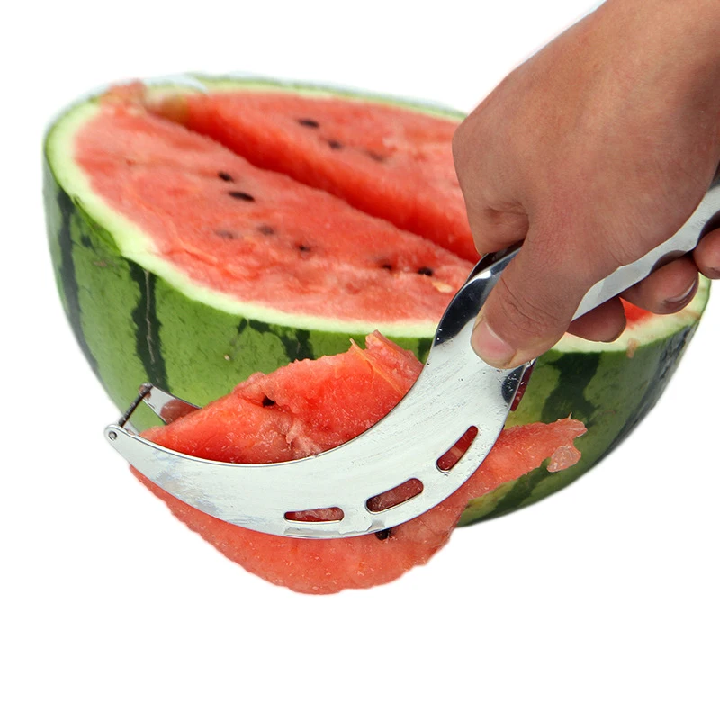 MOSEKO Нержавеющая сталь нож для нарезки дыни Ножи удаления сердцевины и нарезания