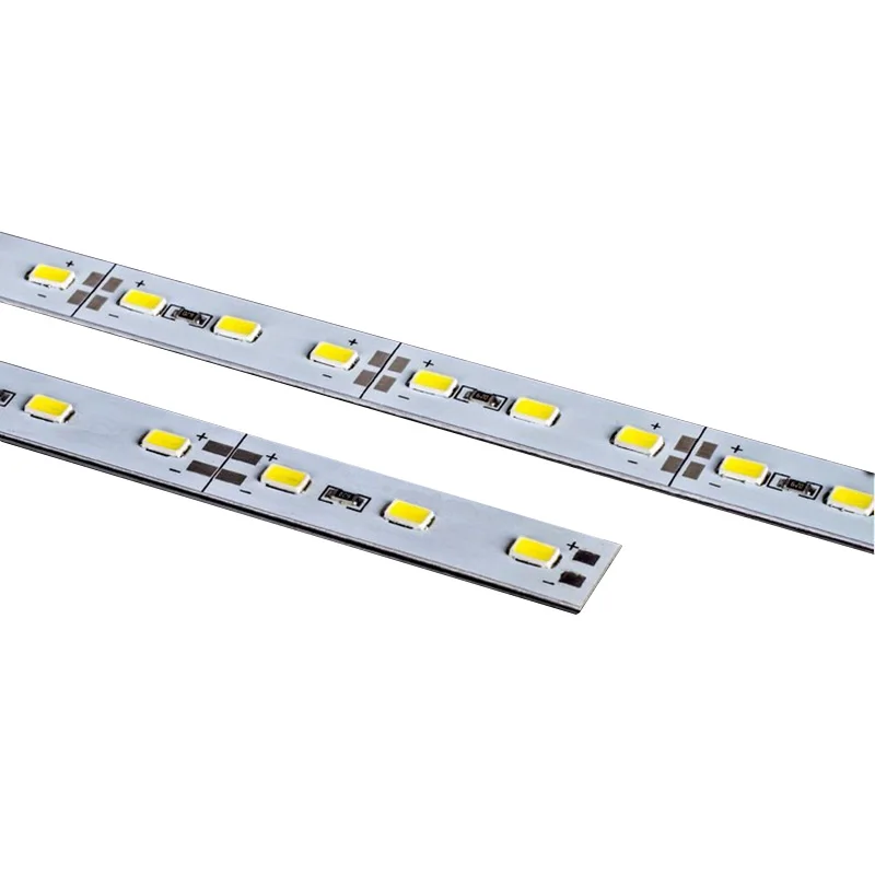 10 шт. 50 см 5630 5730 36led dc12v LED жесткий бар пропилен-каучука прокладки с U алюминиевый профиль оболочки канала корпус шкафа лампа для кухни