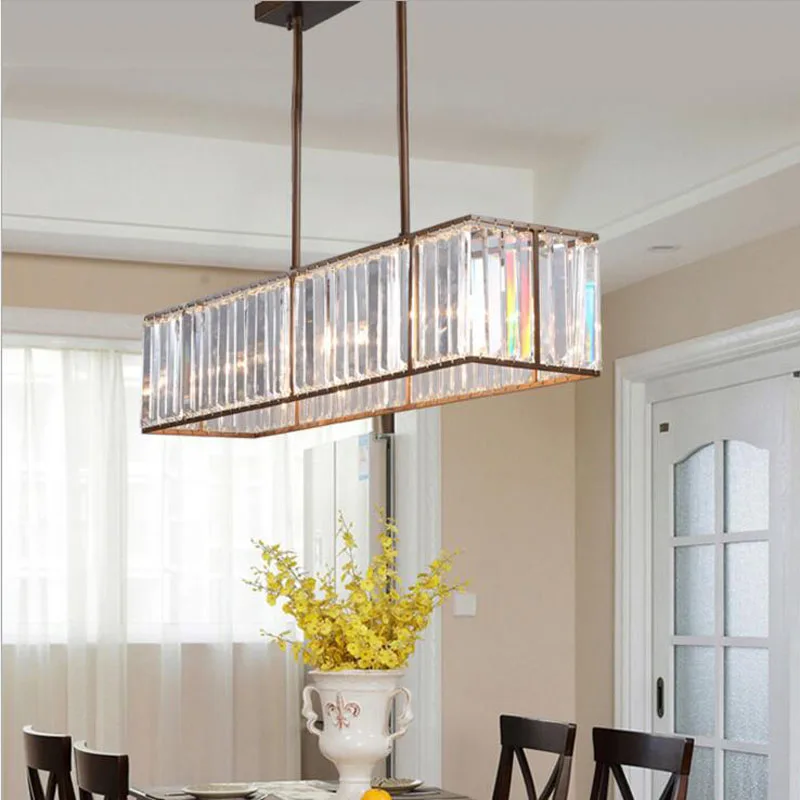 Американская хрустальная люстра Современная Минималистичная лампа для