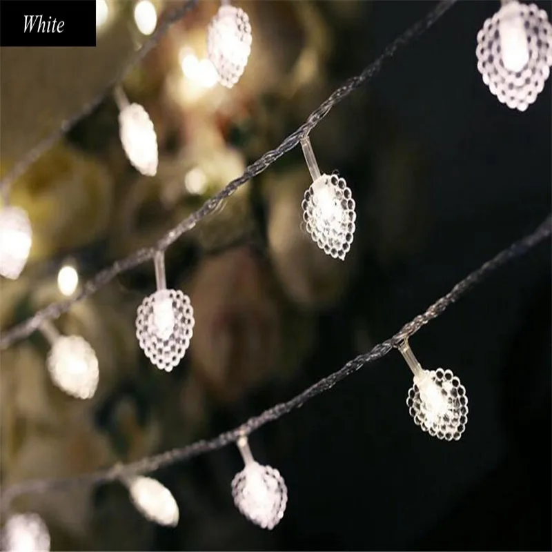 Милая Звездная струнная лампа ночные светильники Супер милое сердце Luminaria 50Led для