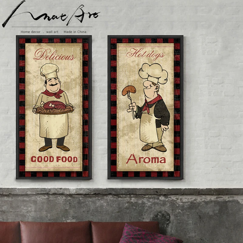 Картина для кухни бара ресторана Декоративные плакаты и принты холст настенные