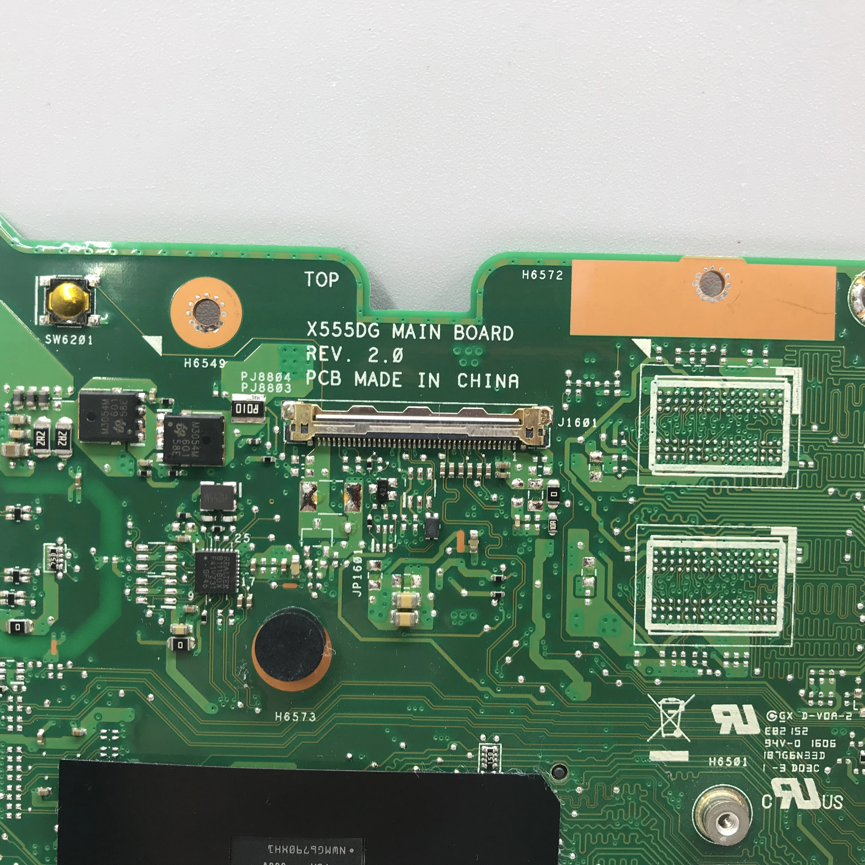 KEFU X555DG материнская плата для ASUS X555YI X555YA X555D A555DG X555QG X555Y ноутбука A6-7310 4 Гб REV2.0
