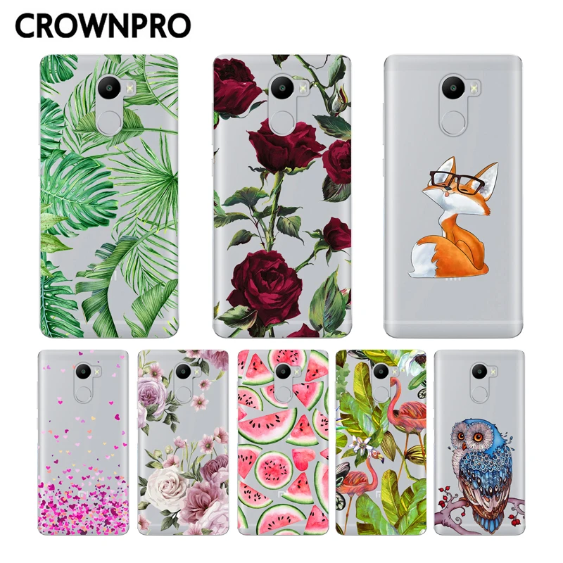 CROWNPRO Мягкий ТПУ для 16 Гб Xiaomi Redmi 4 чехол силиконовый чехол для телефона защитный чехол для Redmi 4 чехол s