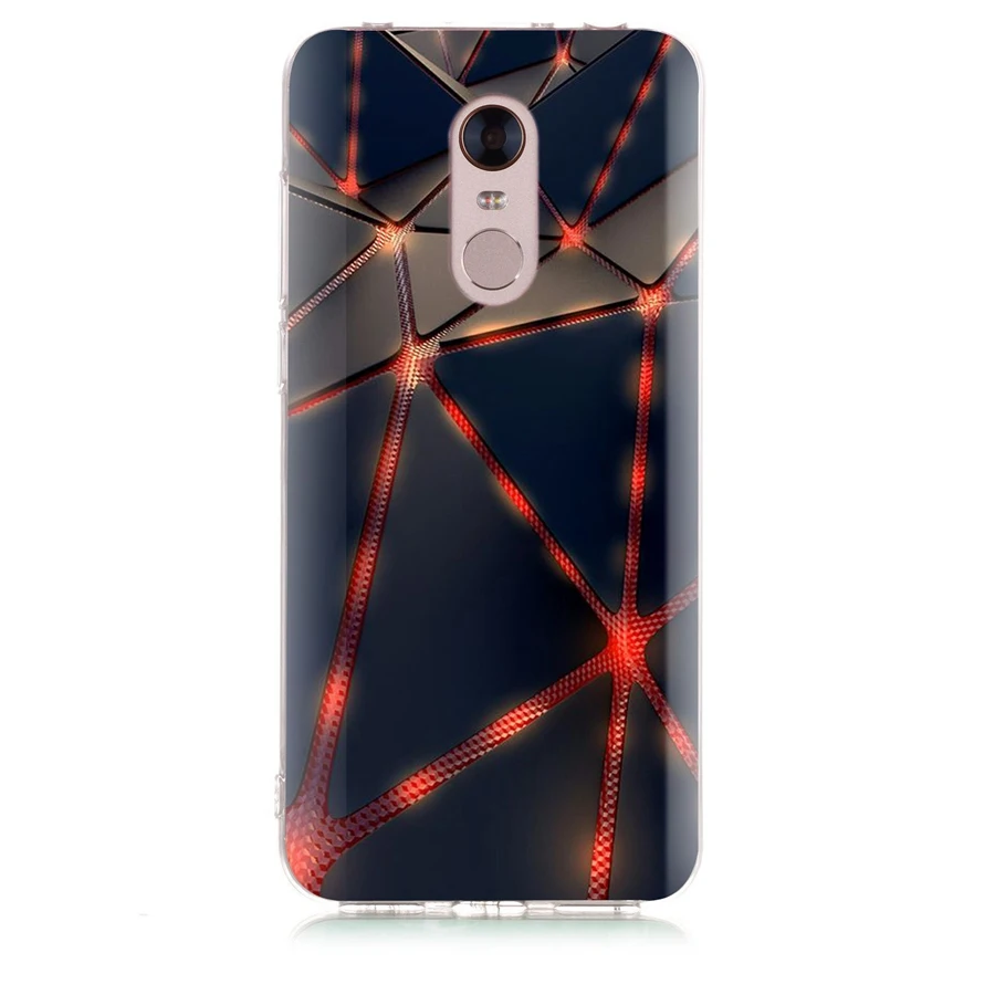 Чехол для телефона с узором Xiaomi Redmi 4X Note 3 Mi A1 4 Pro 4A 5 6 6pro 5A 6A мягкий чехол из ТПУ Fundas