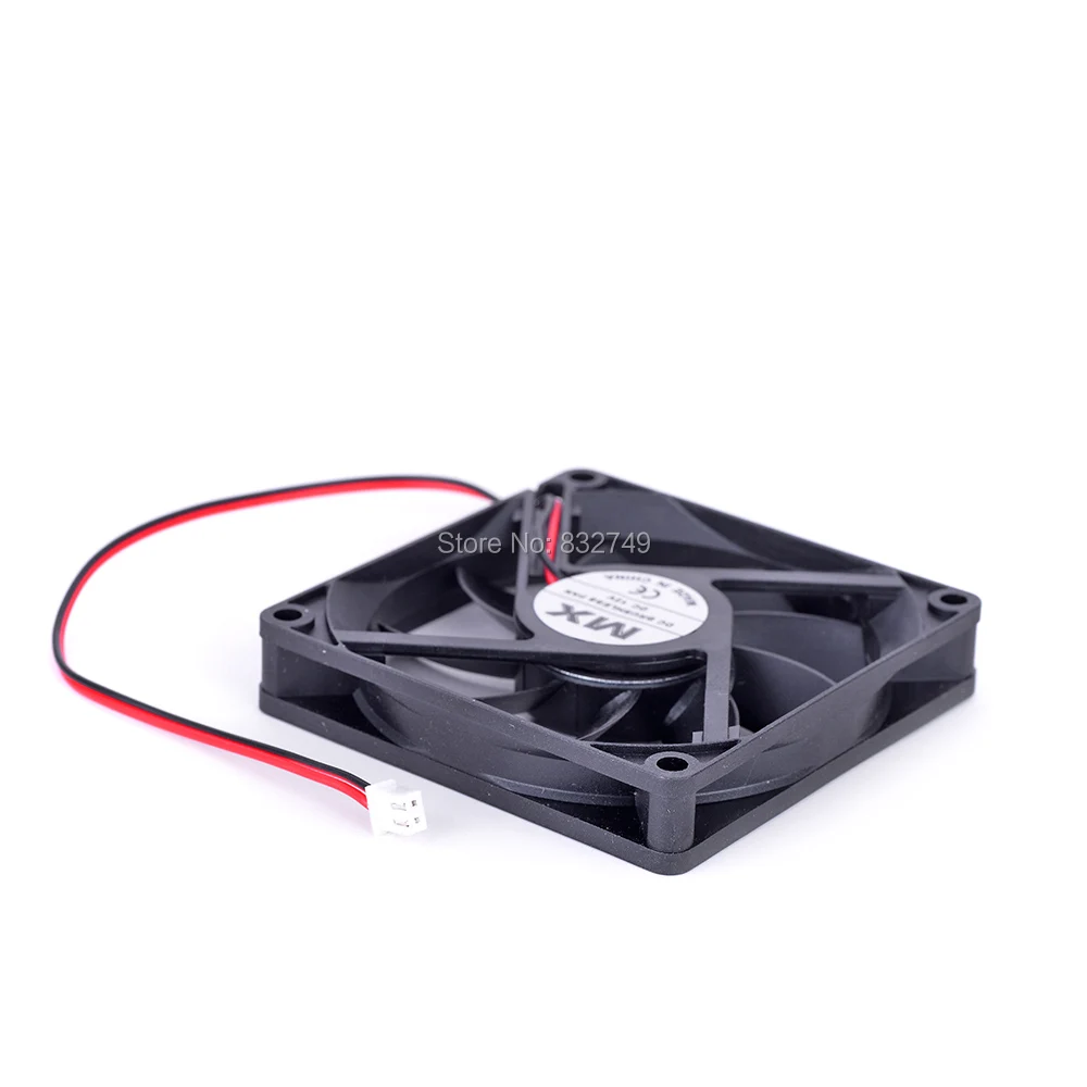 2/6 шт. кулер безщеточный вентилятор постоянного тока 12 В 80*80*15 мм мини охлаждающий