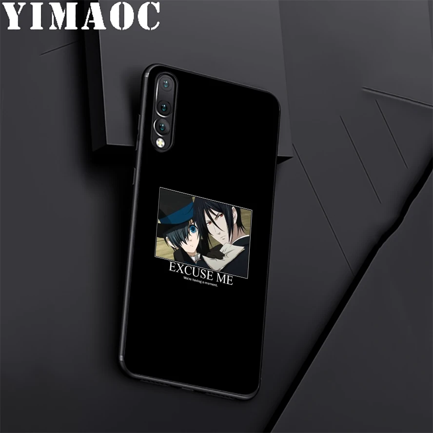YIMAOC Black Butler Anime Soft Silicone Case For Huawei Honor Mate 10 P20 P10 P9 P8 P Smart Y6 6A 7A 7X 7C Lite Pro 2017 2018 |