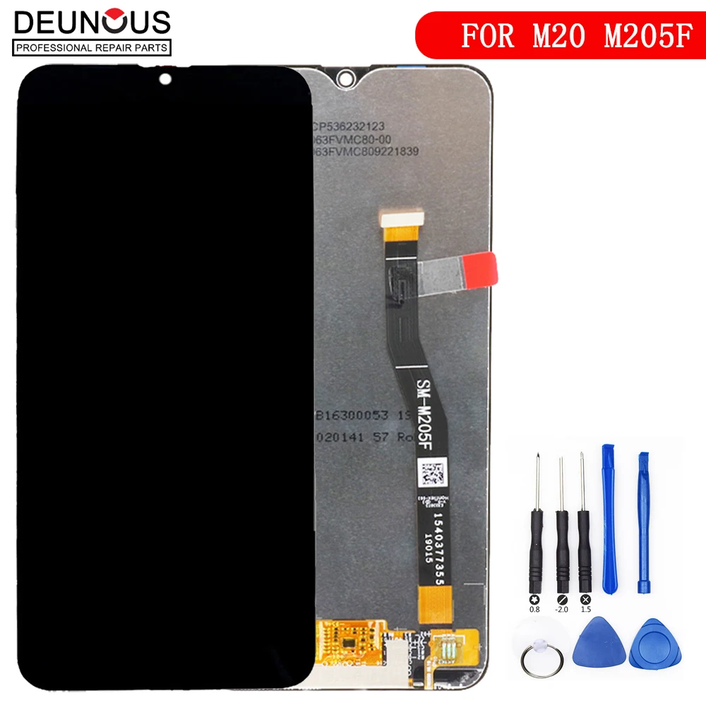 

Жк-дисплей для Samsung M20 M205, дисплей для Samsung M205FN, замена жк-экрана для Samsung M205F, M205FN, модуль жк-экрана