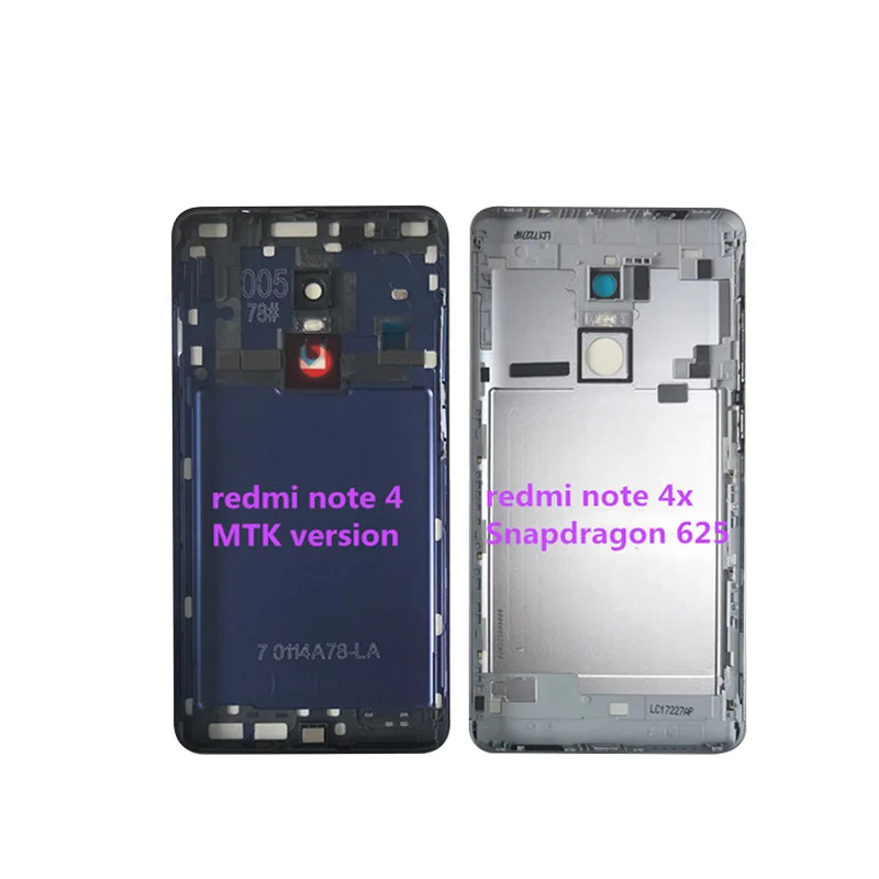 M& Sen для 5," Xiaomi Redmi Note 4X Note 4 глобальная версия Snapdragon Задняя крышка батареи чехол+ боковые ключи задняя дверь