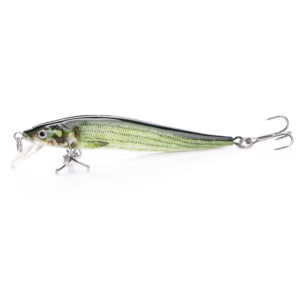 TREHOOK 2,4g 6 см Мини Minnow приманки для ловли рыбы, мини воблер, щука воблеры для доставки прикорма и оснастки черный блесна Джеркбейт карандаш для рыболовной снасти - Цвет: COLOR C