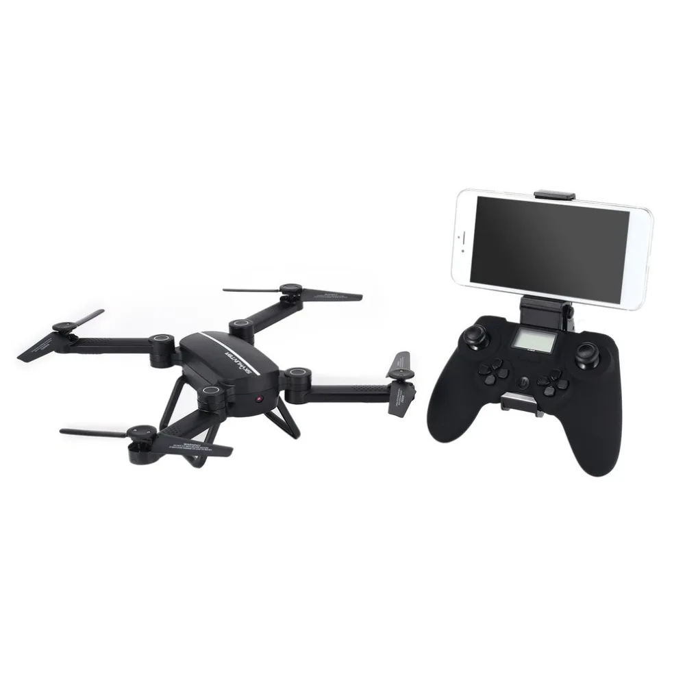 FPV складной Радиоуправляемый Дрон с удержанием высоты 0.3MP HD Wifi камера Безголовый