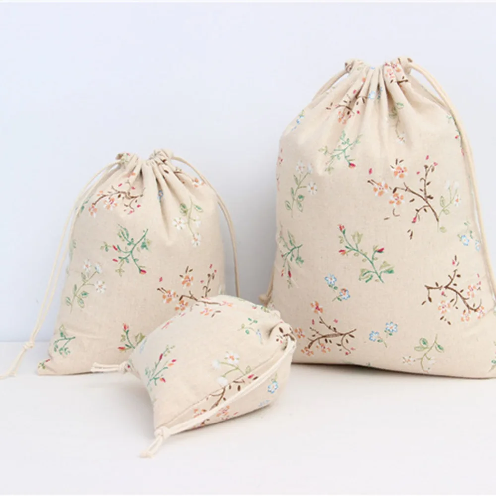 3 размера мультфильм печати кулиске мешочек для подарков Конфеты Мешочки