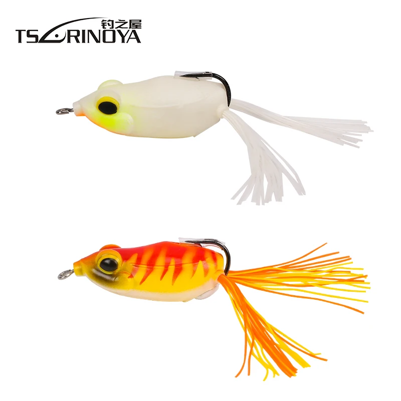 TSURINOYA 3 шт. приманка лягушка 65 мм 13 5 г Topwater рыболовная Лягушка один VMC крючок Isca