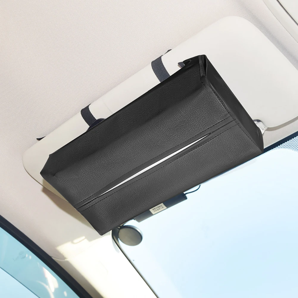 Faux Leather Tissue Paper Box Napkin Storage Case Holder Home Auto Car Vehicle | Автомобили и мотоциклы