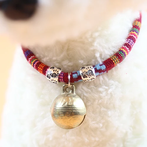Ручной щенок собаки или кошки воротники колокольчиками цепи красоты ошейники
